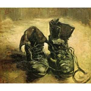   Oil Paintings: A Pair of Shoes Oil Painting Canvas Art: Home & Kitchen