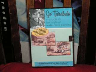 DVD Jo Tarabula Sunshine and fog Workshop Watercolor  