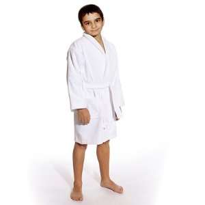 : Luxury Shawl Robe   Terry Velour Kids Bathrobe, 100% Turkish 