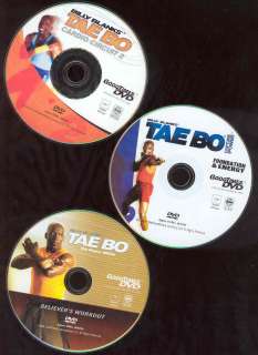 Billy Blanks Tae Bo DVDs X3 Cardio Power Within Energy  