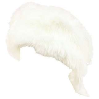 in 1 Faux Fur Headwrap & Neck warmer wrap Scarf White  