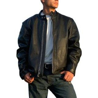 Interstate Leather Mens Basic Leather Touring Jacket (XX Large)