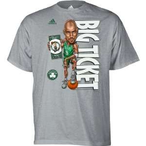  Adidas Boston Celtics Kevin Garnett Big Ticket Caricature 