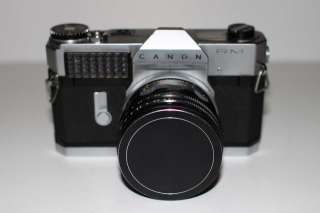 Vintage Canon Canonflex RM 35mm SLR Film Camera + SuperCanomatic R 1.8 