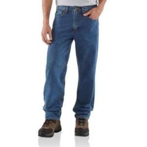  Carhartt Relaxed Fit Jean Straight Leg Mens 28/30: Sports 