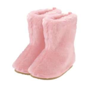  Gymboree Cutest Cowgirl Furry Pink Boots Size 04: Baby