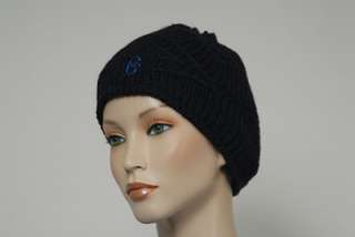 New Conte Of Florence Knit Beanie Womens Hat Navy O/S  