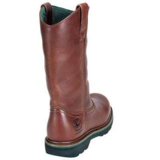 John Deere Boots Womens Steel Toe Cowboy Work Boots 6M JD3393  