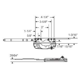  Left Hand Encore Sill Mounted Dyad Casement Operator with 