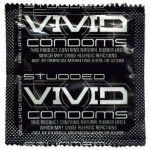  Vivid Studded Condoms 48 Pack