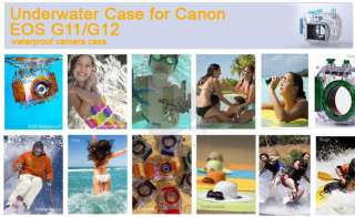 40M Waterproof Case Underwater Swimming Camera Housing Cover Fr Canon 