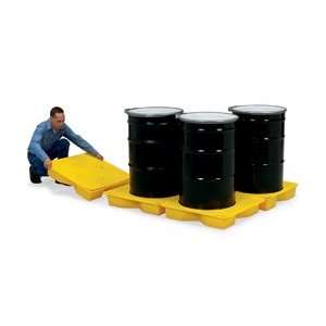 DIXIE Modular Single Drum Spill Pallets   Yellow  