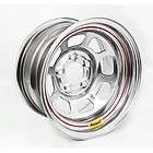 New 15 x 8 Bassett Racing Wissota Light 5 on 5 Silver D Hole Wheel 