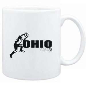  Mug White  Ohio ALL SOCCER  Usa States Sports 