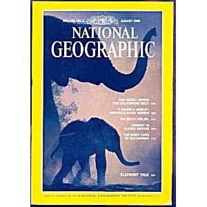  National Geographic Magazine August 1989 Elephant Talk 