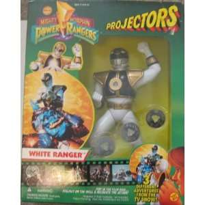  Mighty Morphin Power Rangers Projectors   White Ranger Toys & Games