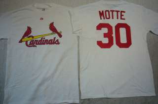 4551 MAJESTIC St Louis Cardinals JASON MOTTE Baseball Jersey Shirt 