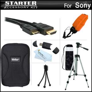 Starter Accessories Kit For Sony Cyber Shot DSC TX10 628586957558 