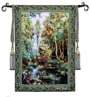 SWAMP SOLACE WALL HANGING TAPESTRY + TASSELS C2 40x30  