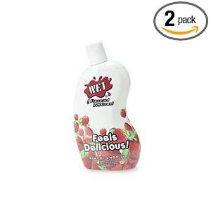 Wet Flavored Lubricant, Seedless Watermelon, 7.6 Ounce Bottles (Pack 