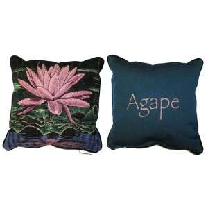  Pink Lotus Agape Pillow