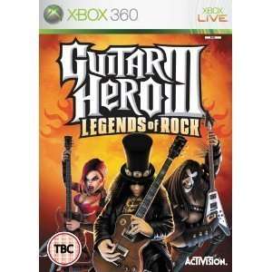 Guitar Hero 3 III Legends of Rock Xbox 360 PAL Brand New  