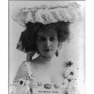  Miss Bentley,No. 24,young woman wearing hat,low cut 