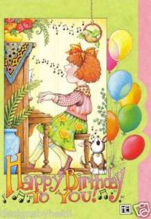 Mary Engelbreit Magnet Happy Birthday Piano Girl  