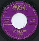Rare R&B / Soul 45   Ted Taylor   Cant Take No More