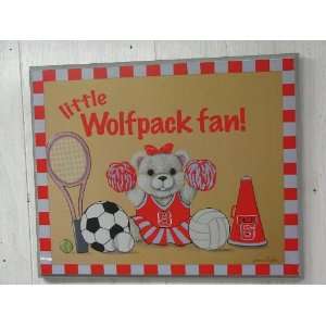 North Carolina State Wolfpack Baby GIRL Plaque   Collegiate Baby Kids 