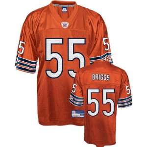  Lance Briggs #55 Chicago Bears Replica NFL Jersey Orange 