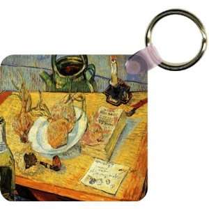 Van Gogh Art Still Life Board Pipe Art Key Chain   Ideal Gift for all 