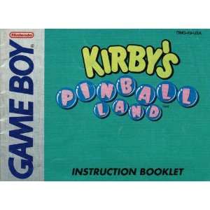 Kirbys Pinball Land GB Instruction Booklet (Game Boy Manual Only   NO 