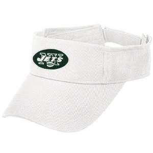  Reebok New York Jets White Basic Logo Visor: Sports 