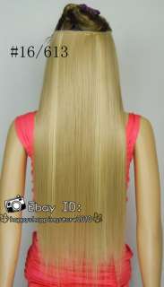   Full Head Straight Clip In Hair Extension 20 Colors U Pick 120g  