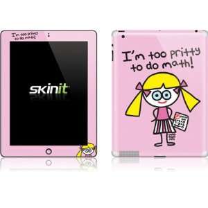   Too Pretty to Do Math skin for Apple iPad 2: Computers & Accessories