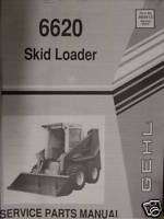 Gehl 6620 Skid Steer Loader Parts Manual  