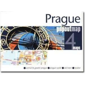  Prague, Czech Republic PopOut Map