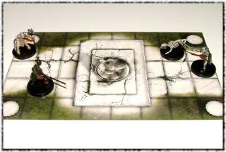 Dungeons & Dragons WEATHERED STATUE D&D Map Tiles  