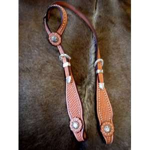  WESTERN LEATHER HEADSTALL RAWHIDE TAN TACK Everything 