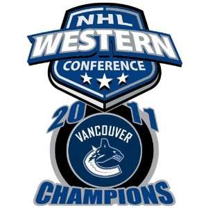 Vancouver Canucks 2011 NHL Western Conference Champions Pin ():  