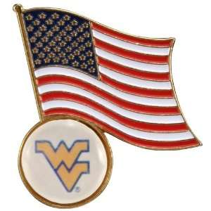  West Virginia Mountaineers Flag Pin