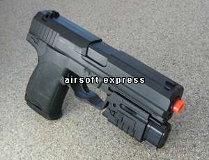   Airsoft Spring Guns M16 Rifle Pistol Air Soft Handgun w/ 1000 Free BBs
