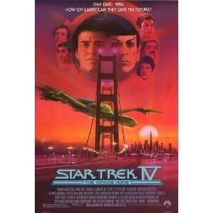  Star Trek IV 27 X 40 Original Theatrical Movie Poster 