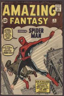 Amazing Fantasy #15 Marvel Silver Age comic Origin 1st app of Spider 