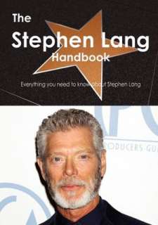   to know about Stephen Lang by Emily Smith, Emereo Pty Ltd  Paperback