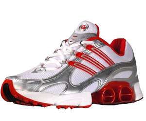 Adidas a3 Axiom Running Shoes White Red Sz  