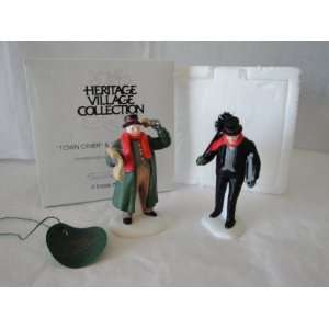    Dept. 56 Dickens Village Town Crier & Chimney Sweep: Toys & Games