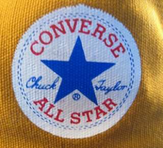 Converse All Star Chuck Taylor Made in USA High Top Shoes 1960s Gold 