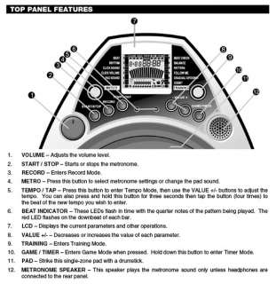  Alesis e Practice Pad Electronic Drum Practice Pad 